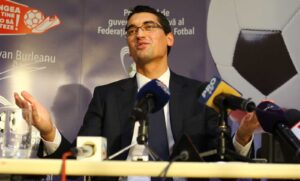 Răzvan Burleanu, candidat la șefia FRF, afaceri personale în numele Federației de Minifotbal