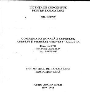 Documentele confidențiale ale afacerii Roșia Montană